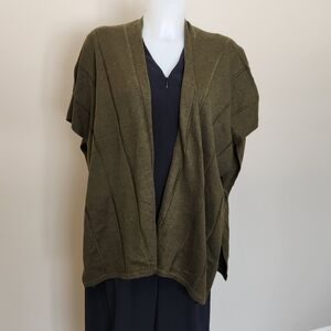 LOFT Green Soft sweater wrap